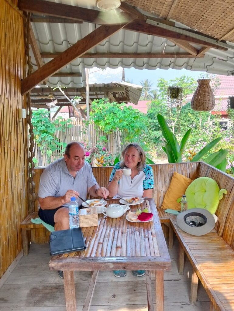 savet family homestay battambag porch