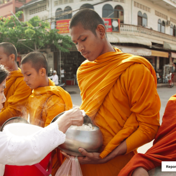 Meeting monks